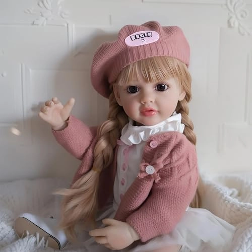 Reborn Baby Doll - 22 inch Silicone vinyl Ages 3+