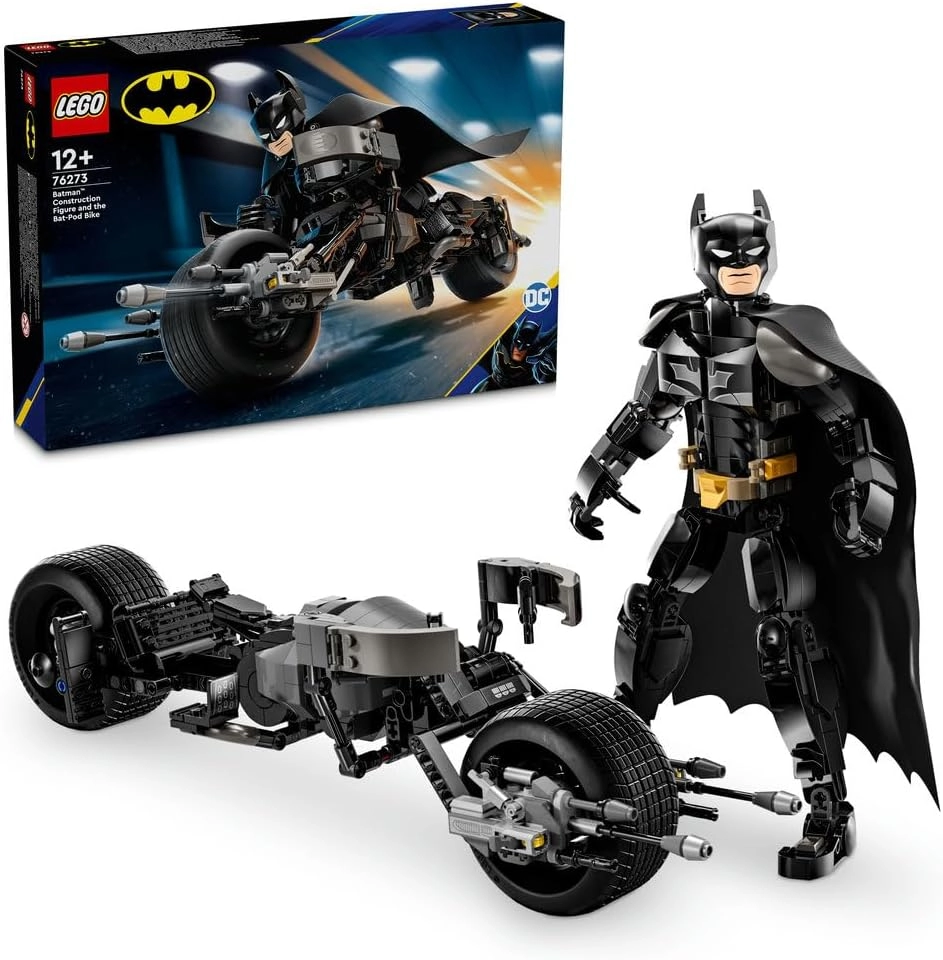 Batman Construction Figure & the Bat-Pod Bike (76273) - The Dark Knight