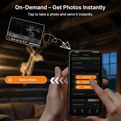 X66 Pro - Cellular 7800mAh 100ft No Glow Night Vision