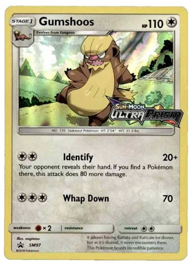 Pokémon Pokemon Gumshoos SM97 - English