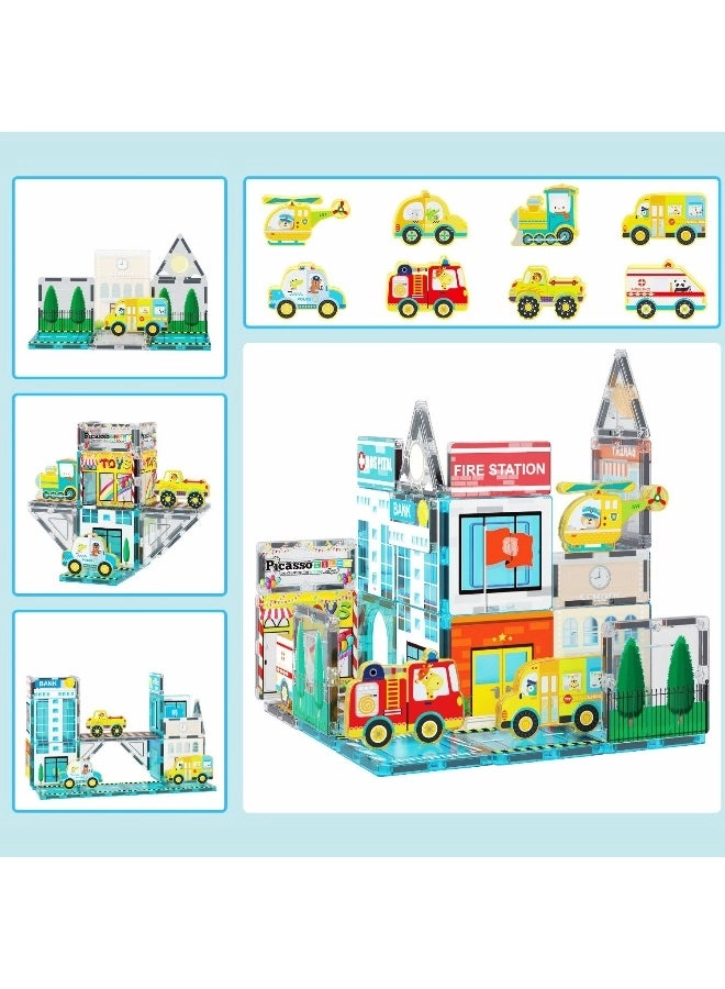 Metro City Magnetic Marvels Playset - 50pcs