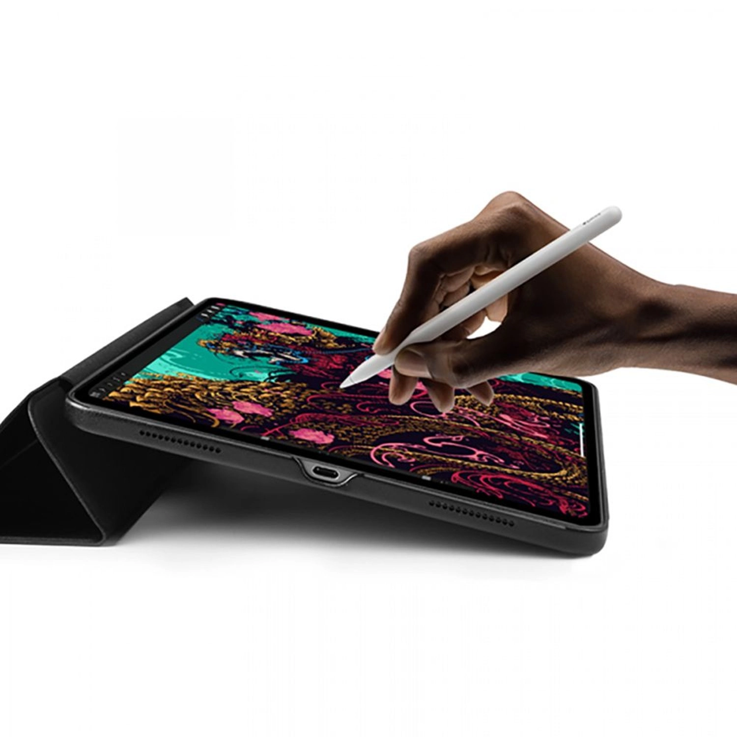 Detachable Magnetic Folio Case with Auto Sleep/Wake for iPad 10.2-inch