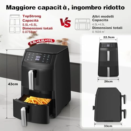 Double Chamber Hot Air Fryer AF1102