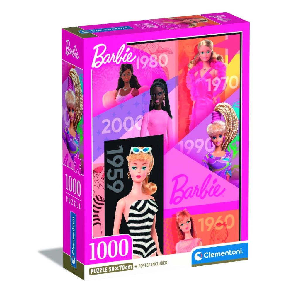 Barbie 65Yrs Poster Puzzle (39806) - 1000 pcs