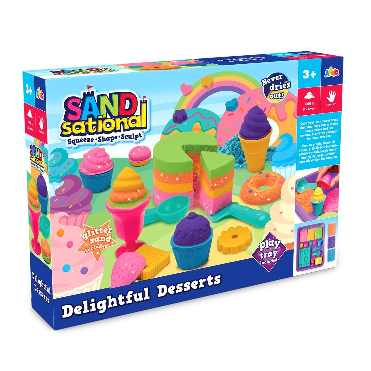 ADDO Sand Sational Delightful Dessert - 600g 3+ Multi Colour