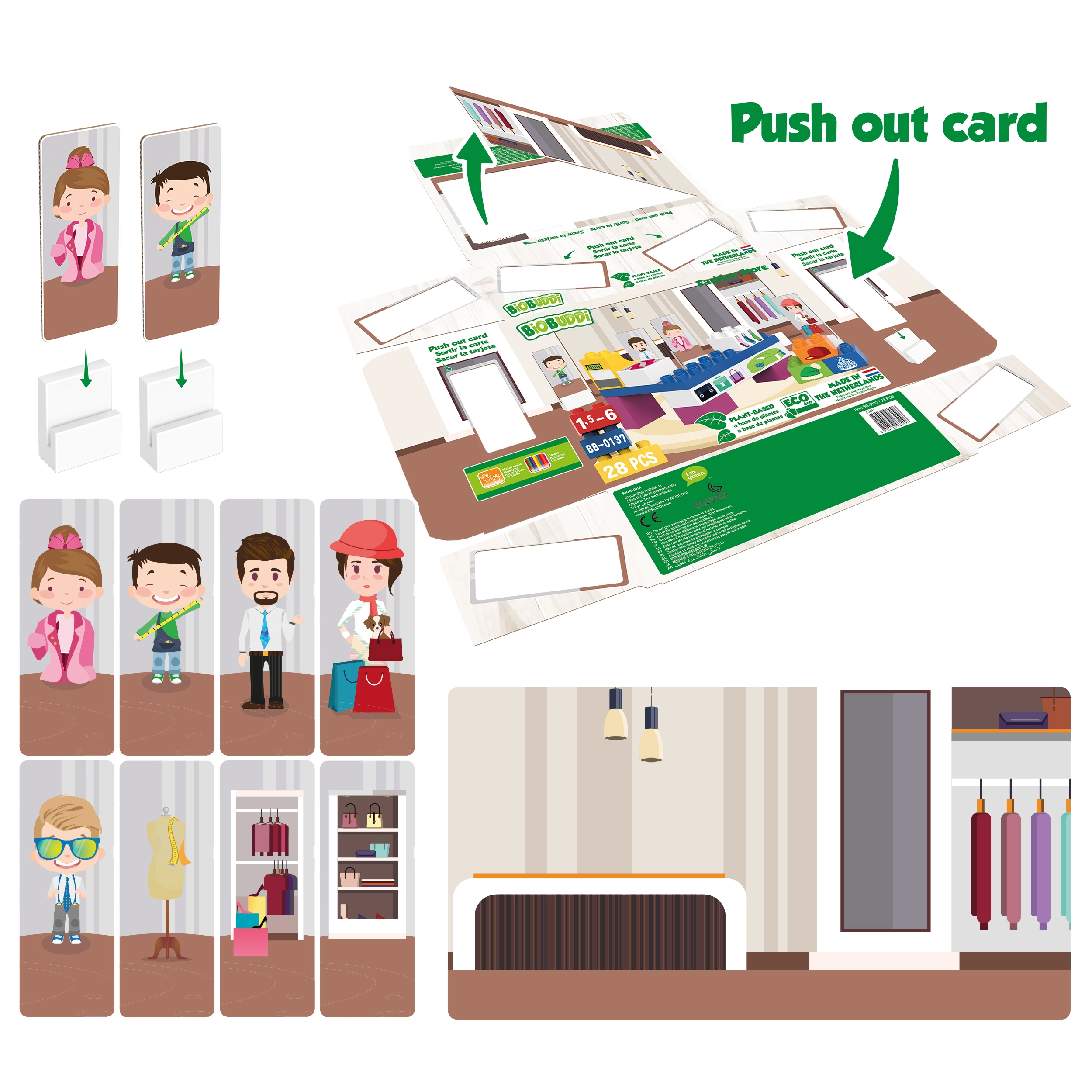 Fashion Store Building Set (BB-0137) - 6+ Years Multicolour