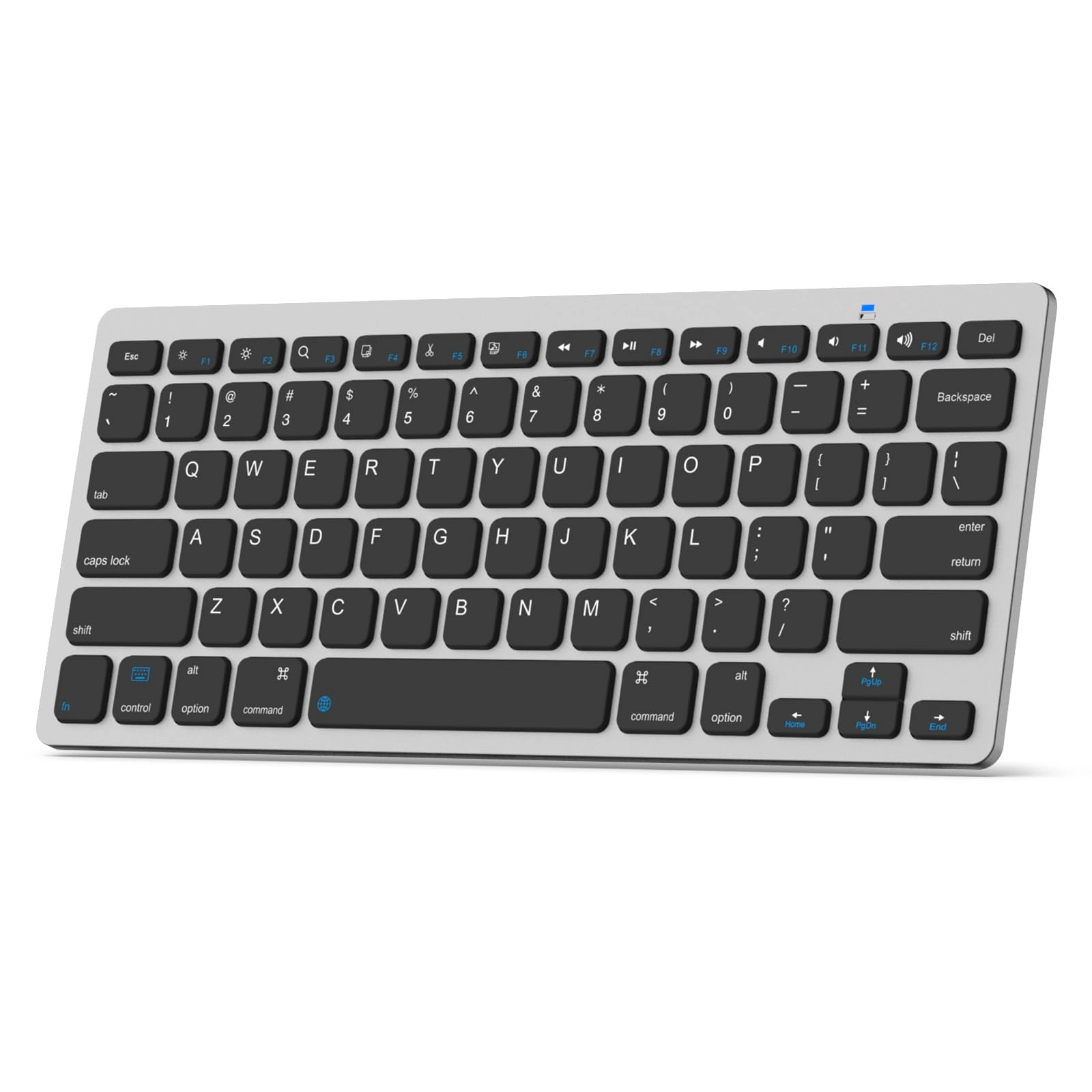 NOOX Bluetooth Keyboard - for iPad 10th/9th/8th Gen Aluminum Gray