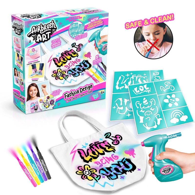 Airbrush Art Fashion Design Kit - 6+ years