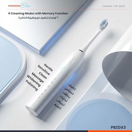 Smart Sonic Electric Toothbrush - Memory Function IPX7 30Days