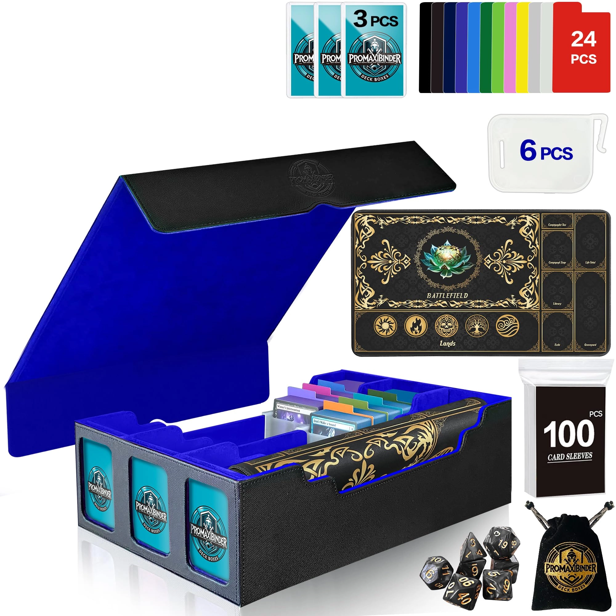 PROMAXIBINDER MTG Trading Card Storage Box - Fits 3000+ Cards