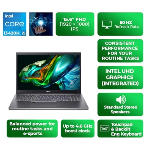Aspire 5 15 - A515-58M-53ES - 15.6'' Core i5 8GB DDR5 1TB SSD