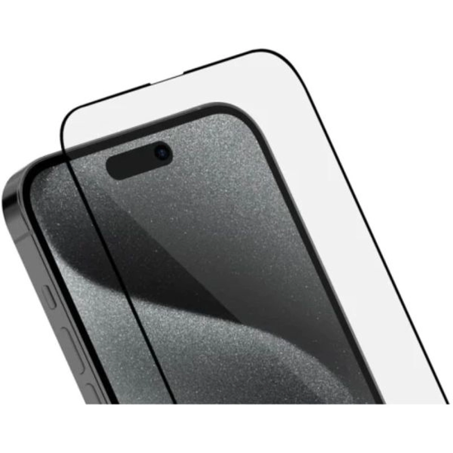 Clear Shatterproof Glass Screen Protector for iPhone 15 Pro Max