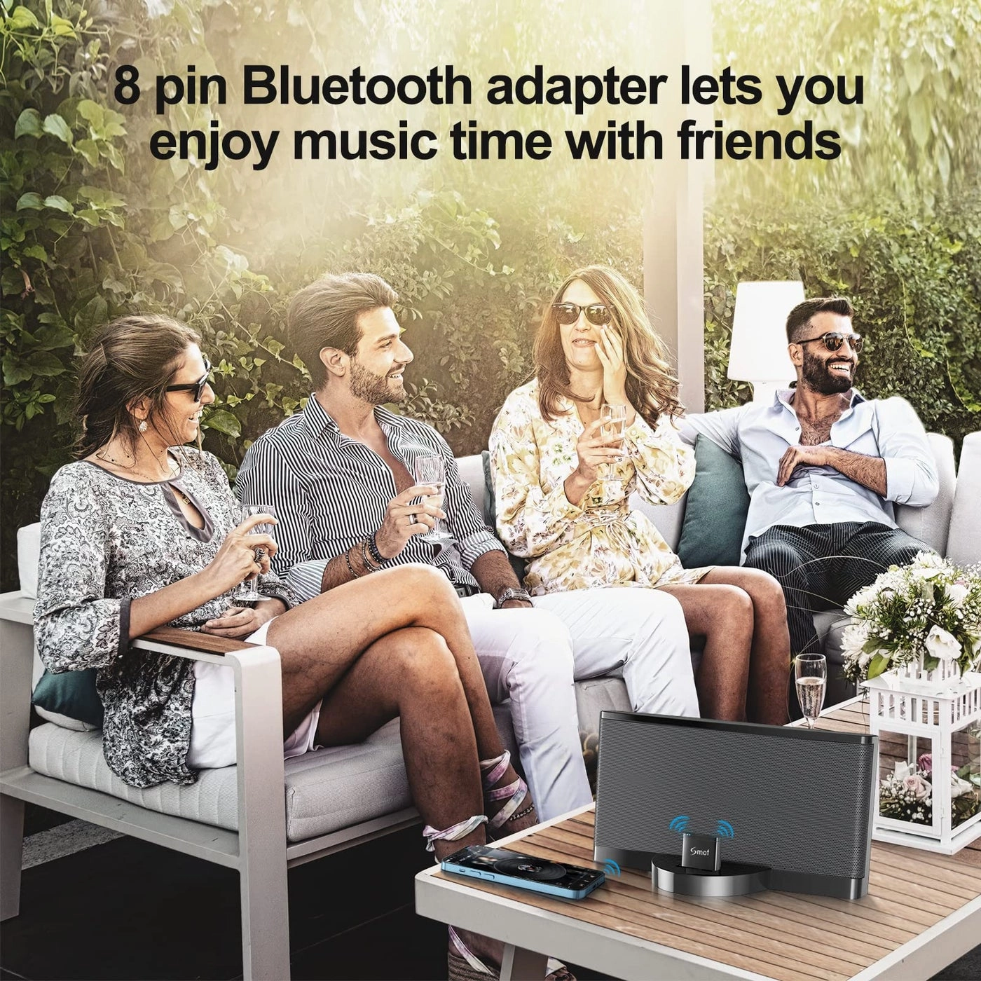 8 Pin Bluetooth Adapter Receiver
