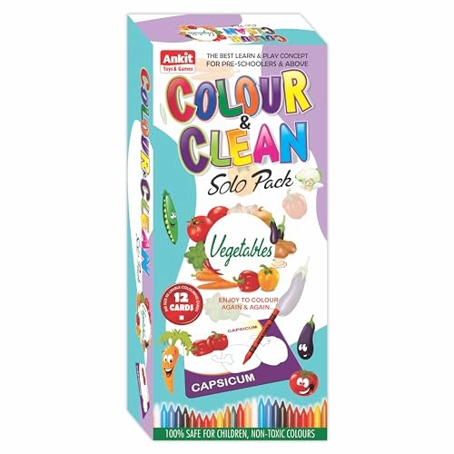 Color & Clean Flash Cards - 36 months - 10 years 14 pieces