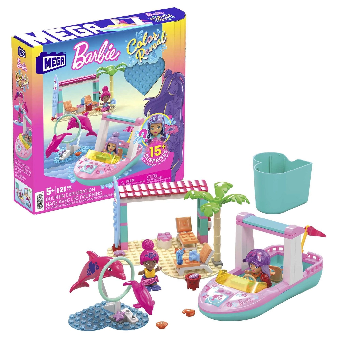Barbie Color Reveal Dolphin Exploration - multicolour