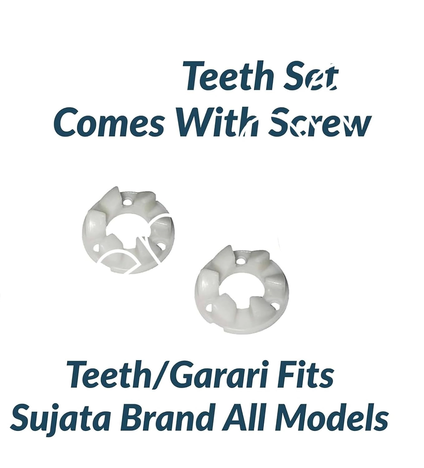 SUJATA PLASTIC MOTOR TEETH COUPLER - 6 UNITS 3 Pcs Screw