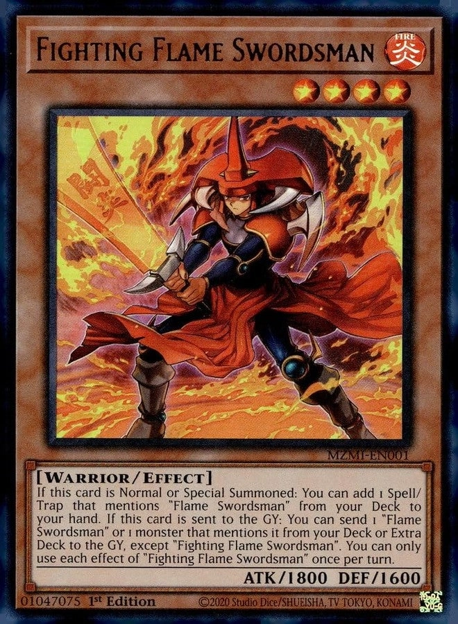 Yu-Gi-Oh! Fighting Flame Swordsman MZMI-EN001