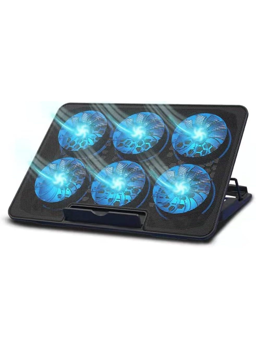 Gaming laptop cooling pad - 6 fans 12-21-inch