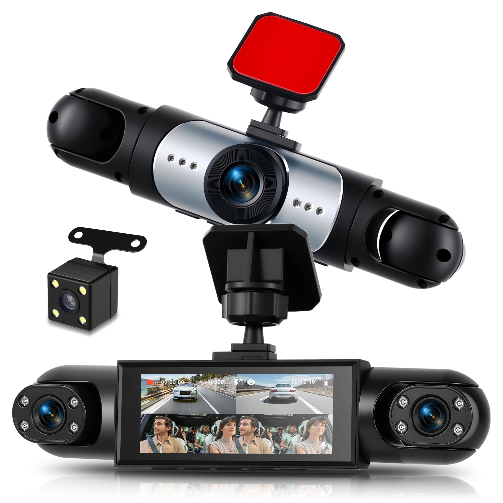 Rimoody B0DWMG2HBQ 1080P front camera + left car 480 + right car 480 + rear 480