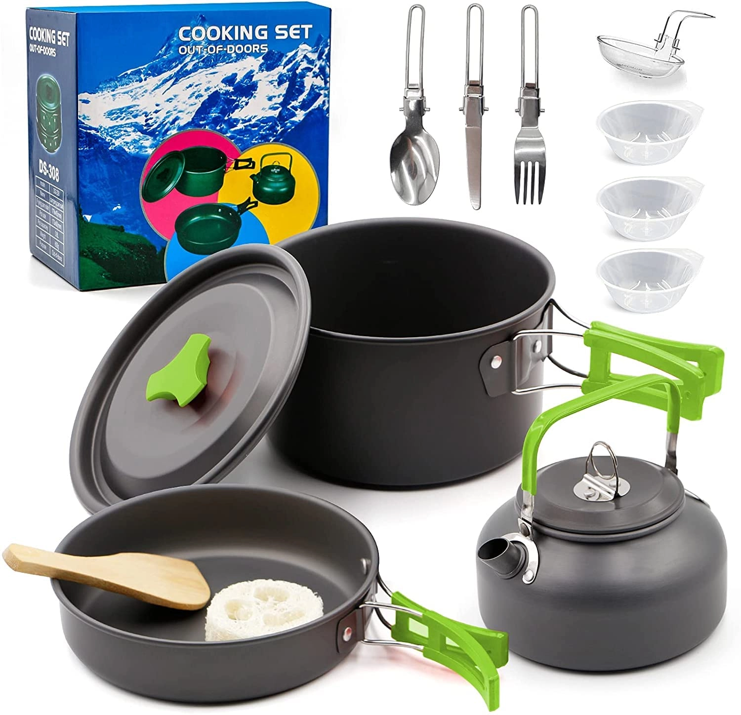 Aandyou Camping Cookware Set - 13 piece(s) 0.8L