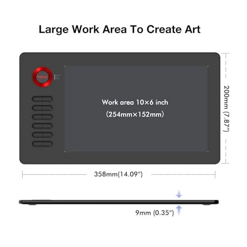 A15 - 10 x 6 inch 8192 Levels