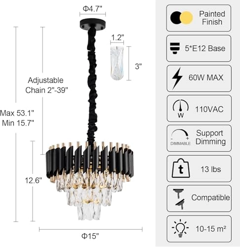 Pendant/Chandelier Light - 150 watts 400MM