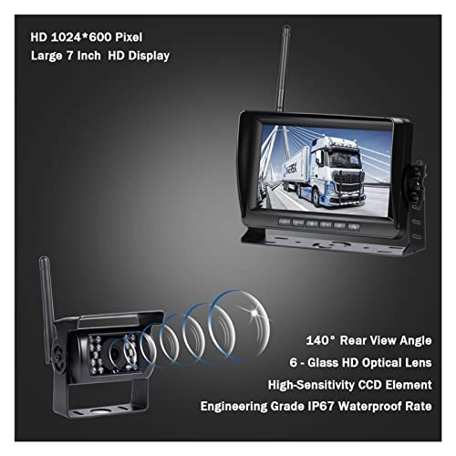 Wireless Car Monitor - 7 Inch