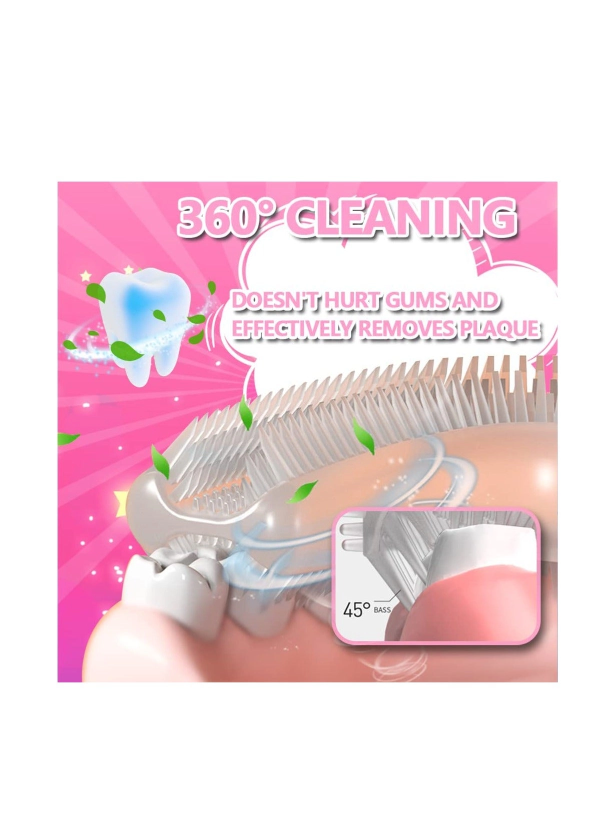 Electric Toothbrush - U-Shaped Head 3 Modes IPX7