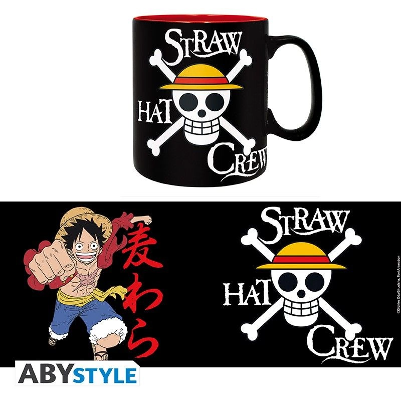 One Piece Luffy & Wanted Mug - 460 ml