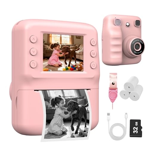 Kids Camera Instant Print - 1080P 32G