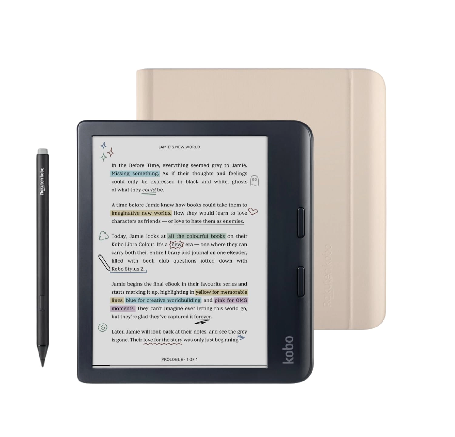 Libra Colour - 7 Inches 32GB Case Bundle