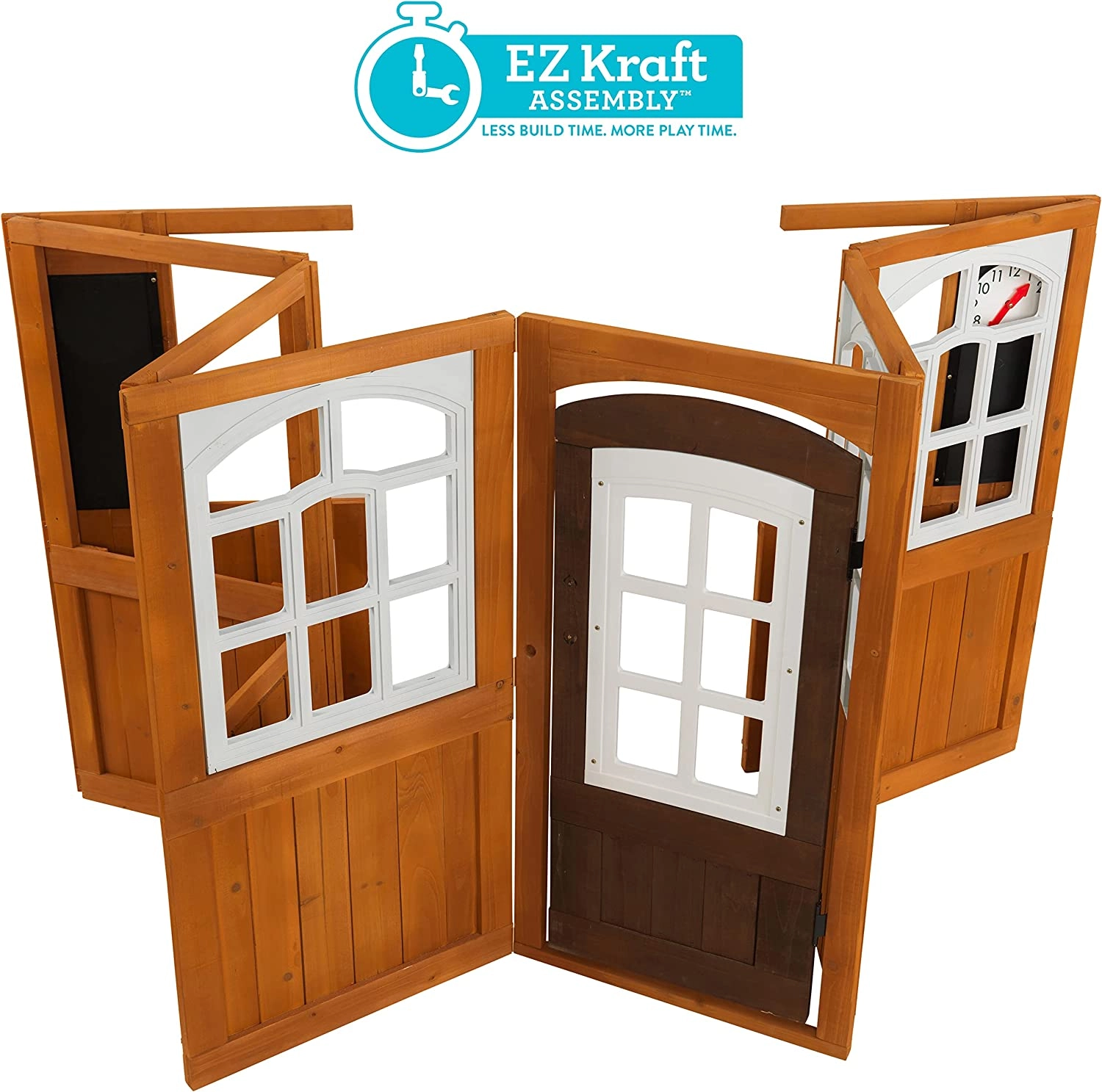 Garden View Playhouse - 100% cedar 135.38 x 137.92 x 145.8 cm