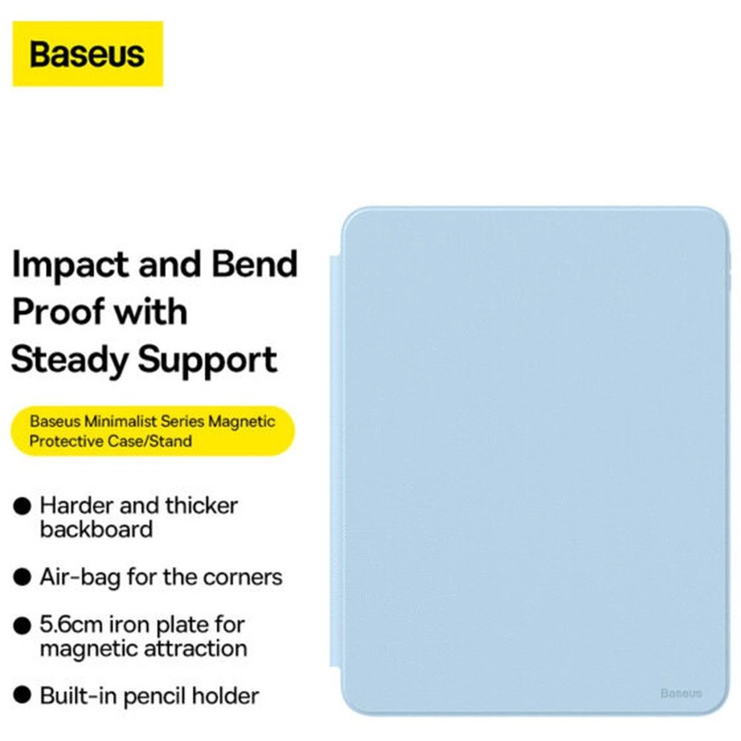 Magnetic Case with Pencil Holder for iPad 10.2-inch