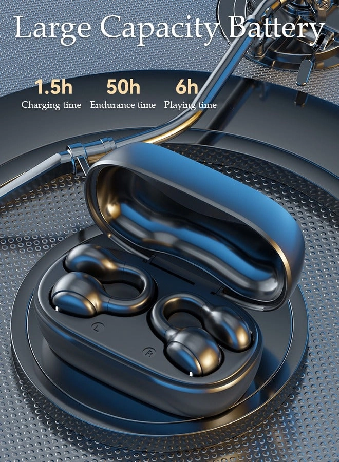 Clip On Bluetooth Earphones Wireless Earbud