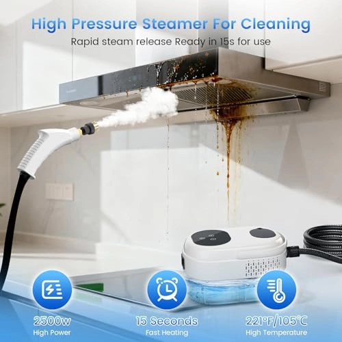 Handheld Steam Cleaner - 3 Bar 1100ml