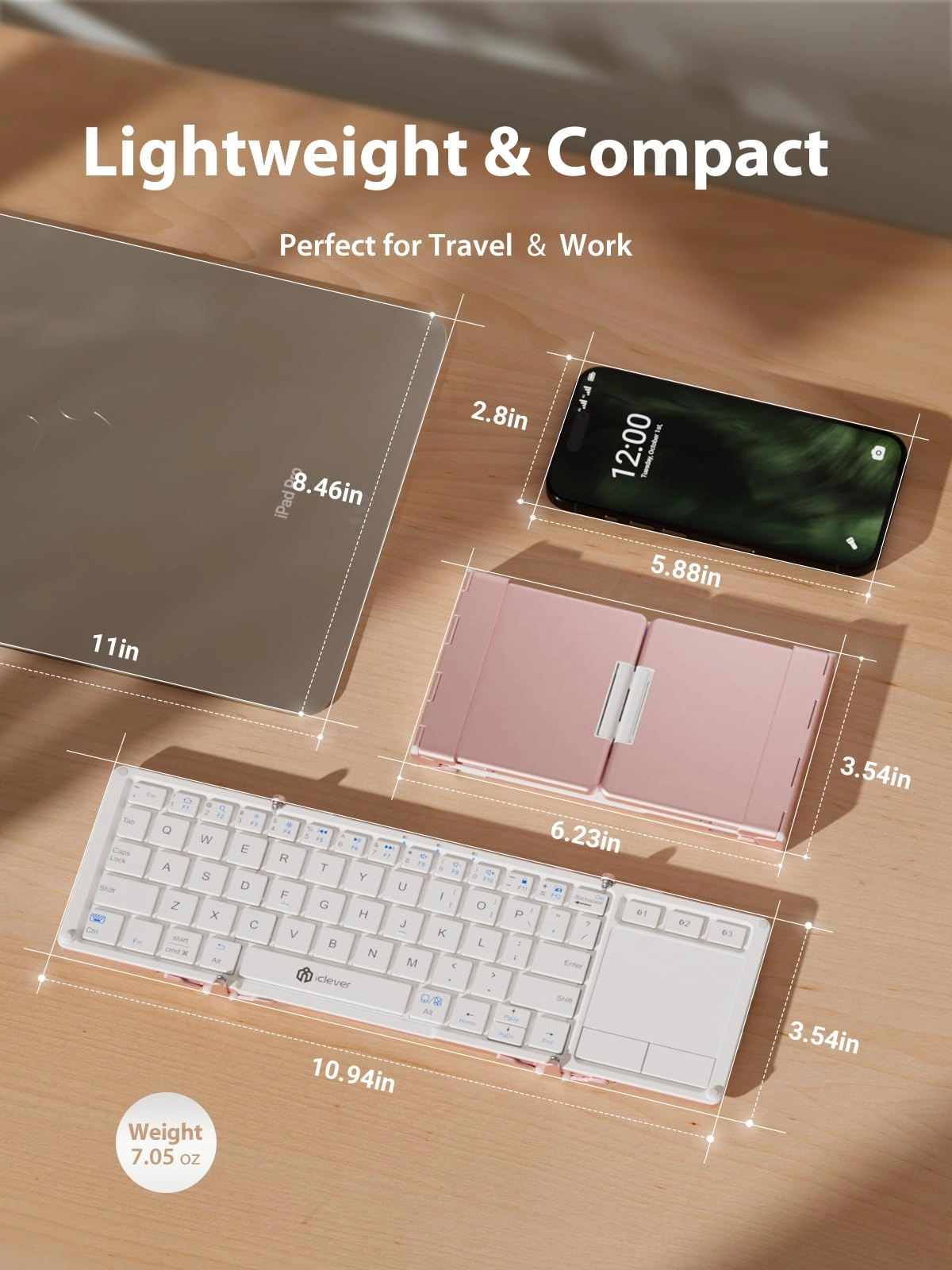 IC-BK08 - QWERTY Bluetooth