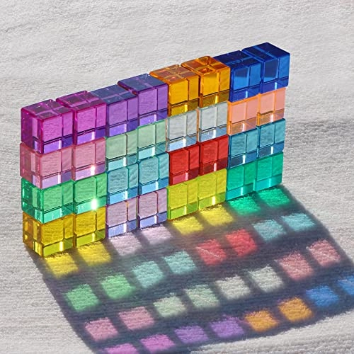 Acrylic Gem Cubes - 3 years and up 32 pieces