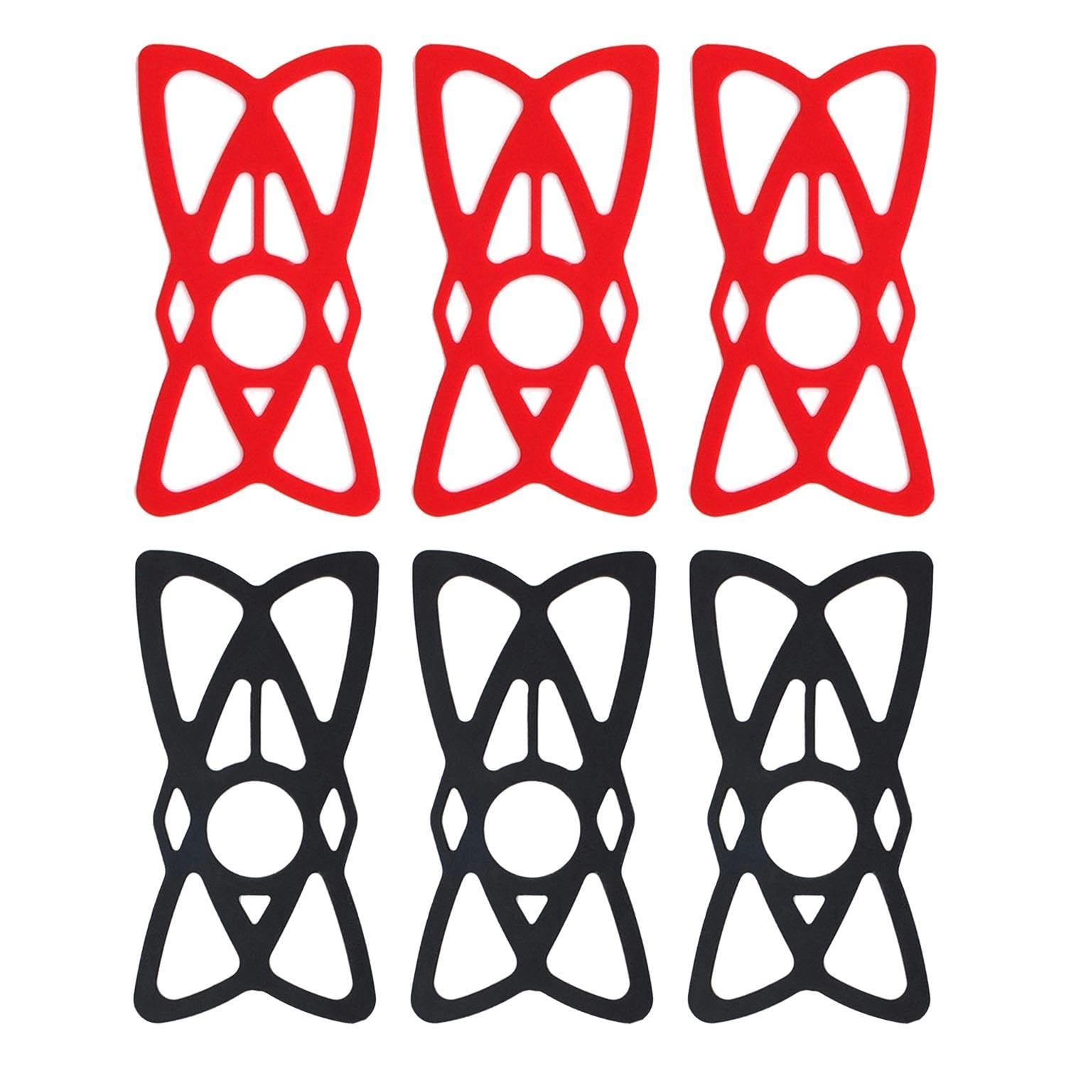 CWPFVQA Silicone Phone Holder - 6 Pieces Bicycle Mount