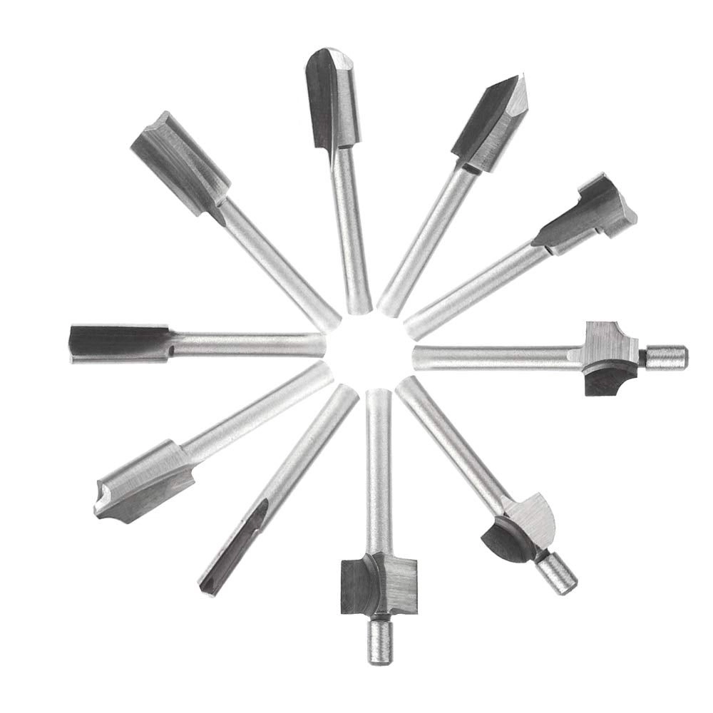 Router Bits - 1/8 Inch( 3mm ) 10pcs