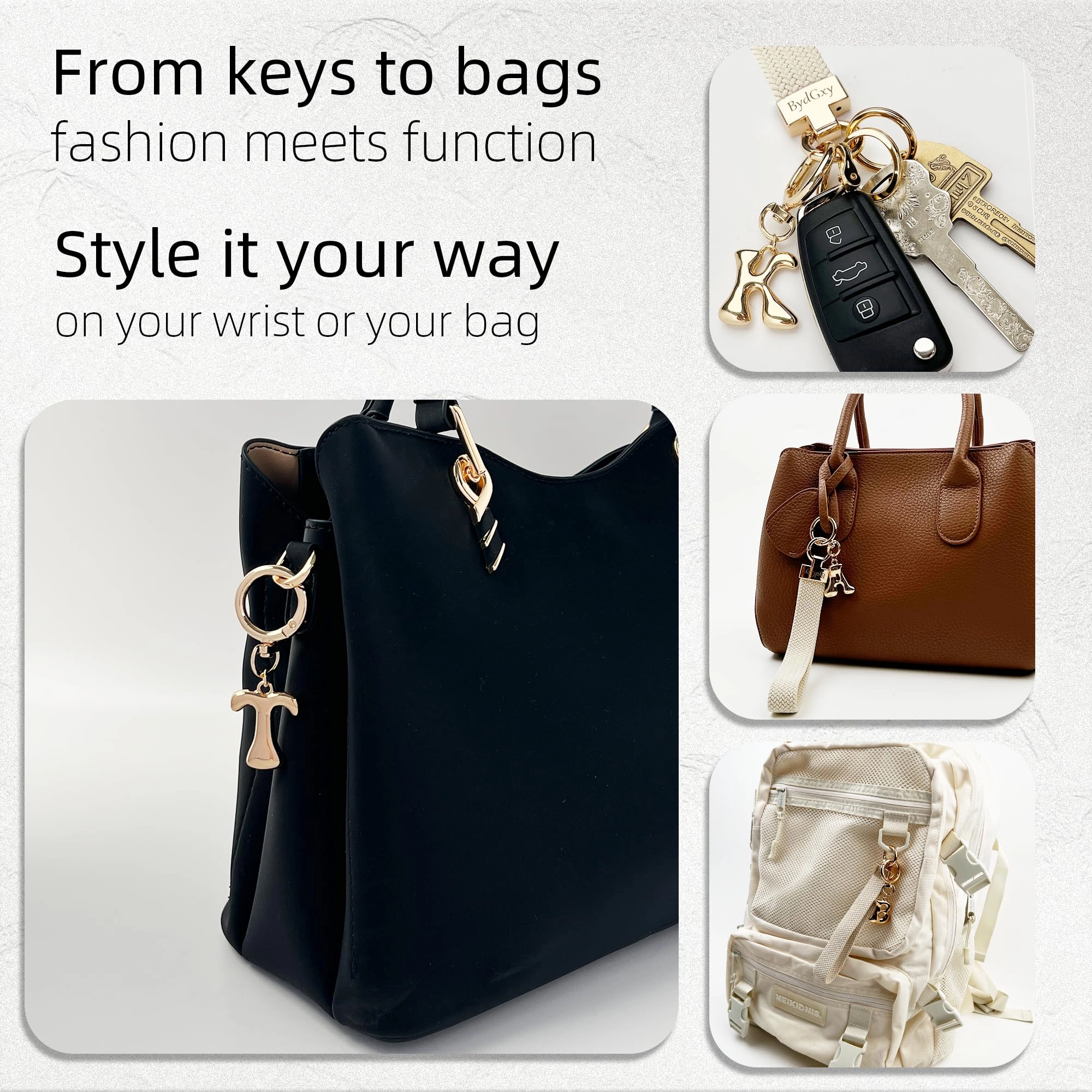 Initial Keychain - Letter