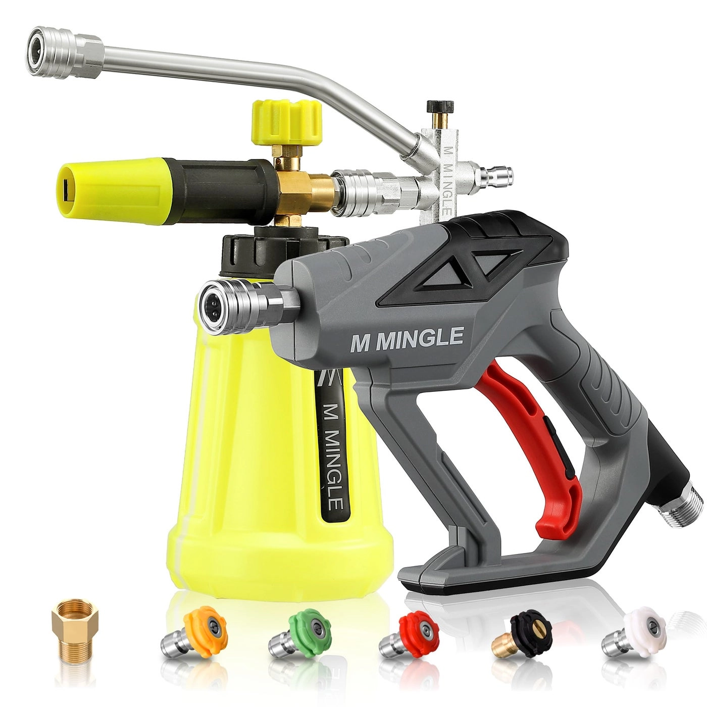High Pressure Washer Gun - Foam Cannon Dual Connector Kit