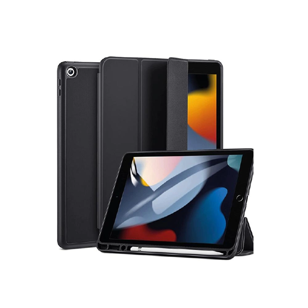 S6 Lite Case - Black + HD screen protector for Samsung Galaxy S6 Lite