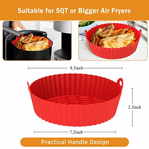 Air Fryer Silicone Liner - 2-Pack