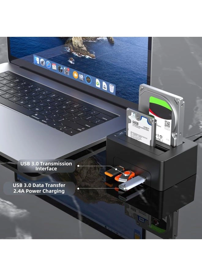 Dual Bay Hard Drive Docking Station - 2 Bay