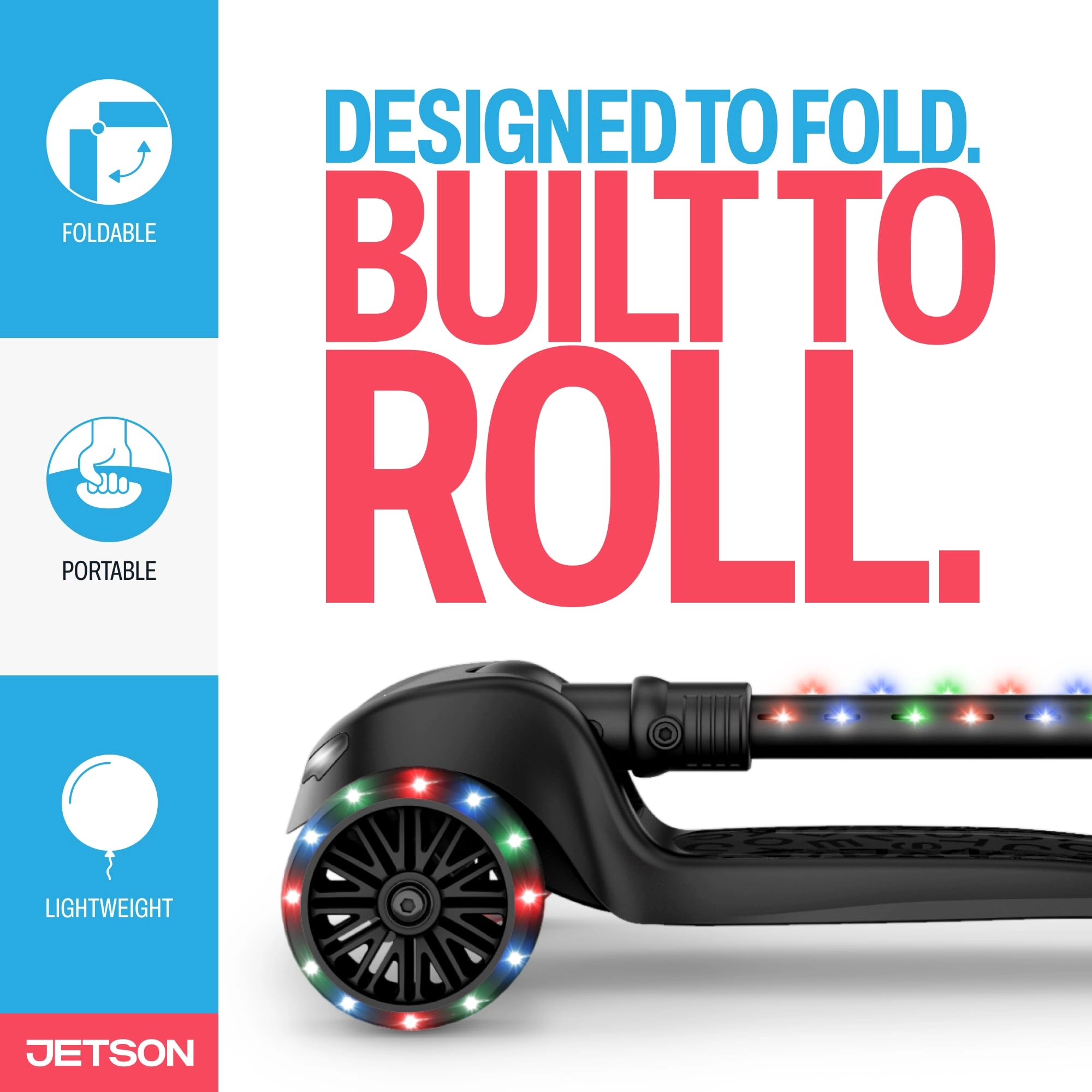 Jupiter Mini - 3-Wheel Foldable LED