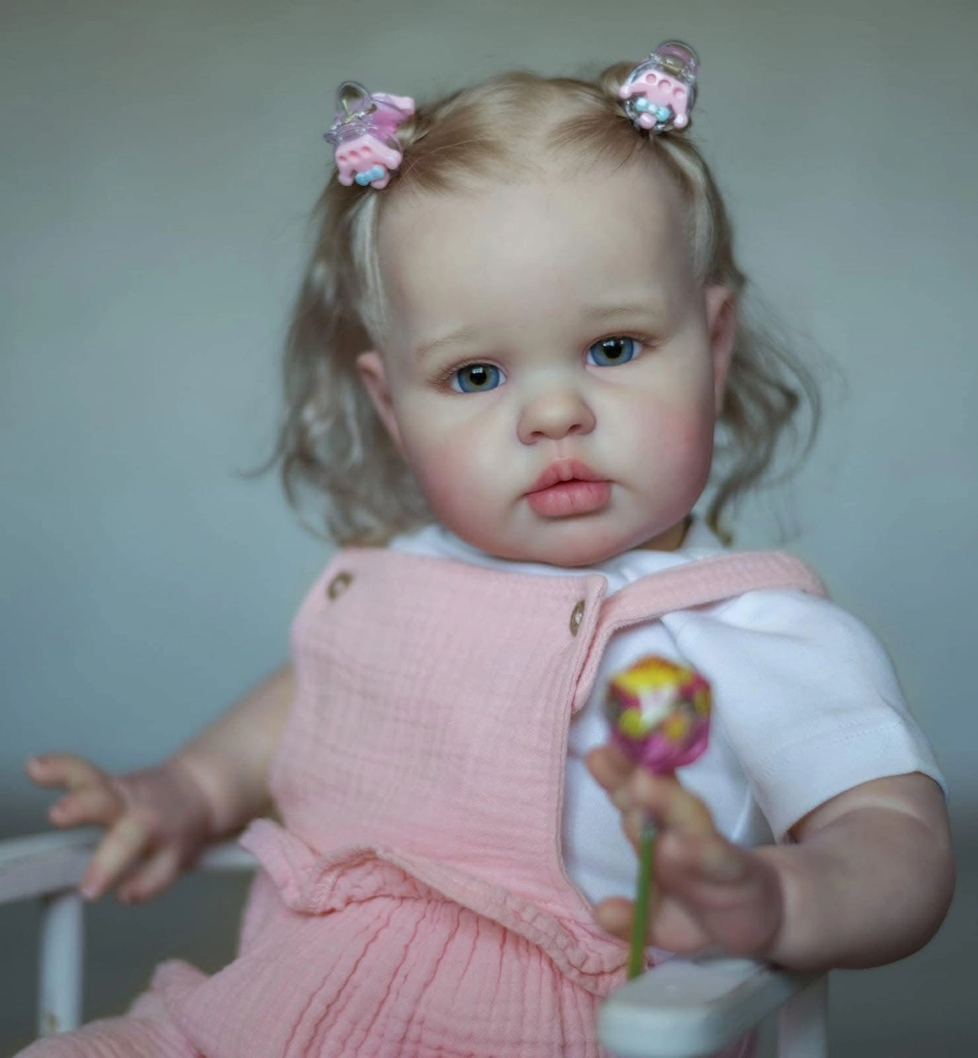Ellie Reborn Baby Doll - 24 Inch Natural Curly Hair Ages 3+