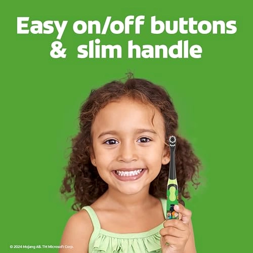 Kids Battery Powered Minecraft Toothbrush - Extra Soft