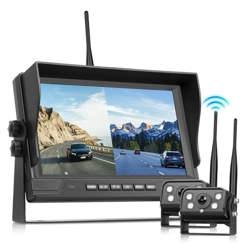 Monitor - 9 Inches + Rear View Camera - 720P Night vision