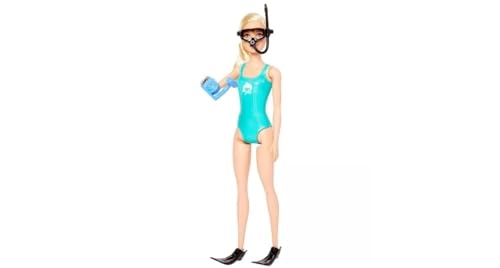 Barbie Marine Biologist - Mobile Lab Playset Blonde 10+ Pieces Ages 3+