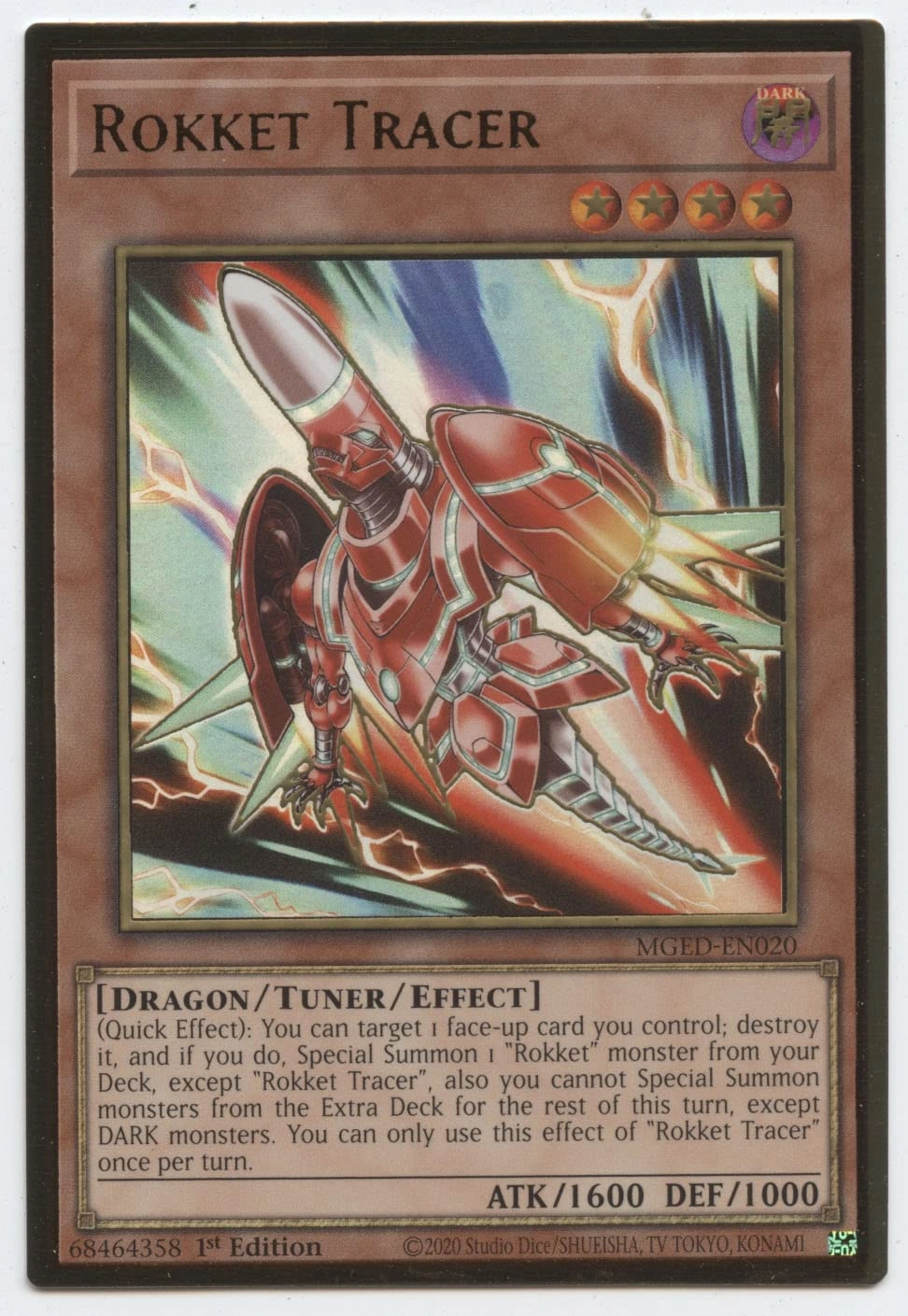 Yu-Gi-Oh! Rokket Tracer MGED-EN020 - 1st Edition